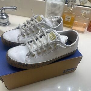 Girls White Keds Size 8